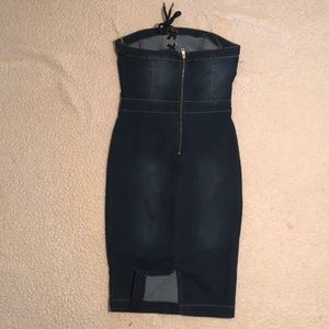 Fashion Nova Dresses - Fashion Nova Denim Strapless Dress Fashion Nova Dresses - Fashion Nova Denim Strapless Dress